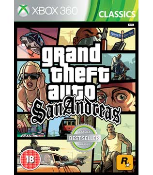 Grand Theft Auto San Andreas Xbox 360 (Pre-owned)