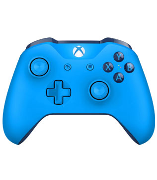 Xbox One Blue Wireless Controller with Bluetooth (Pre-owned)