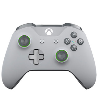 Microsoft Xbox One Wireless Controller Grey, Green (Pre-owned)