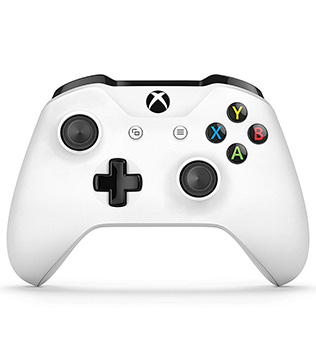 Xbox One Wireless White Controller with Bluetooth (Open Box)