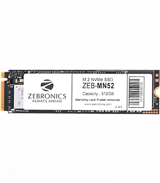 ZEBRONICS 512GB M.2 NVMe (ZEB-MN52) Internal Solid State Drive (Pre-owned)