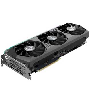 ZOTAC GAMING GeForce RTX 3070 Ti AMP Holo, 8GB, GDDR6X, Display Port 1.4a, 256-bit (ZT-A30710F-10P) LHR Graphics Card (Pre-owned)