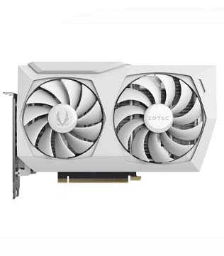 ZOTAC Gaming GeForce RTX 3060 12GB AMP White Edition (ZT-A30600F-10P) Graphics Card (Pre-owned)