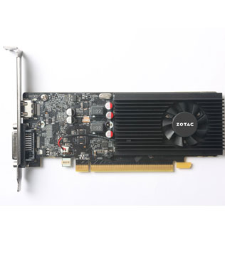 ZOTAC GeForce GT 1030 2GB GDDR5 (ZT-P10300A-10L) Graphics Card (Only Low Profile Bracket) (Pre-owned)