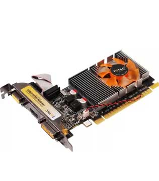 ZOTAC NVIDIA GeForce GT 610 Synergy Edition 2 GB DDR3 (ZT-60601) Graphics Card (Pre-owned)
