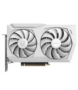 Zotac RTX 3060 Ti AMP 8GB White (ZT-A30610F-10PLHR) Graphics Card (Pre-owned)