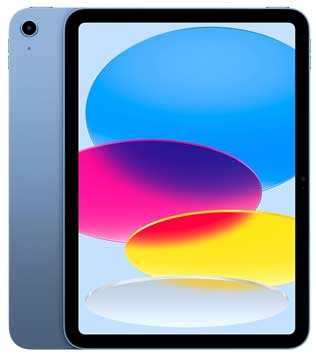 Apple iPad (10th Gen) (A2696) 64 GB ROM 10.9 inch with Wi-Fi Only (Blue) (Pre-owned)