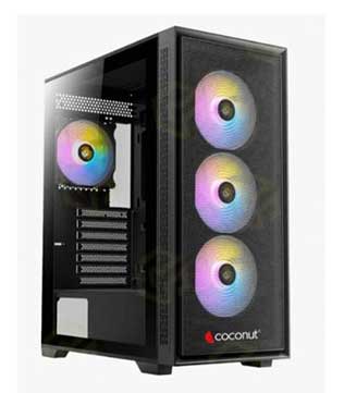 Gaming Desktop PC (Pre-owned) Mid Tower With Intel Core i5 12400F, 16GB DDR4 RAM, RTX 3060 GPU 12GB, 512GB NVMe SSD