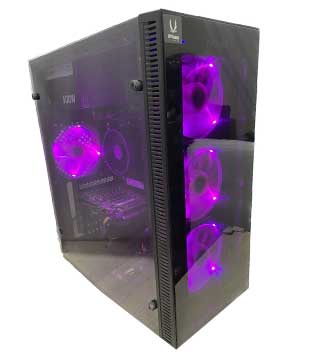 Gaming Desktop PC (Pre-owned) with AMD Ryzen 7 2700 3.2 GHz, 16GB DDR4 RAM, GTX 1660 Super GPU 6GB, 240GB SSD, 1TB HDD