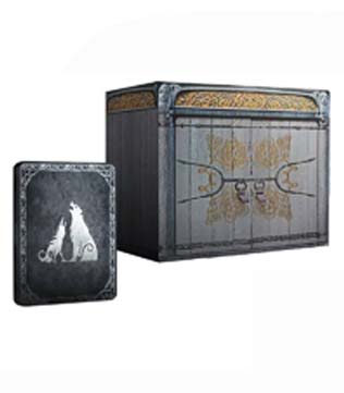 God of War Ragnarok Knowledge Keepers Shrine (Box Only) & God of War Ragnarok Steelbook (No Game Included) (Pre-owned)