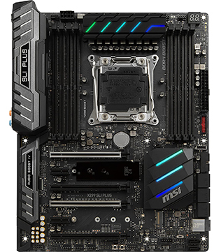 MSI X299 SLI Plus Motherboard (Pre-owned)