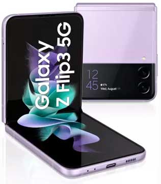 Samsung Galaxy Z Flip3 5G 8GB RAM, 128GB (Lavender) (Pre-owned)