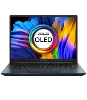 ASUS Vivobook M3401QC, 14.0 Inches,  AMD Ryzen 7 5800H with Radeon Graphics@3.20 GHz, 16 GB RAM, 512 GB NVME SSD, NVIDIA GeForce RTX 3050 Laptop GPU, Quiet Blue Laptop (Pre-owned)