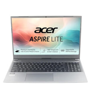 Acer Aspire Lite AL15-41, 15.6 Inches,  AMD Ryzen 3 5300U with Radeon Graphics @2.60 GHz , 16 GB RAM, 512 GB NVME SSD, AMD Radeon(TM) Graphics , Steel Gray Laptop (Pre-owned)