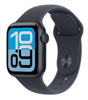 Apple Watch SE (3rd Gen) (GPS 44mm) Midnight Aluminum Case With Black Sport Band (Pre-owned)