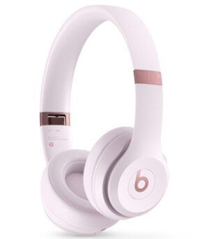 Beats Solo 4 Bluetooth Wireless On Ear Headphones with Mic (Cloud Pink) (Pre-owned)