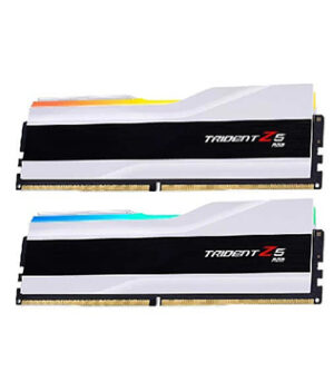 G.Skill Trident Z5 RGB Series 64GB (32GBx2) DDR5 6000MHz White (F5-6000J3636F32GX2-TZ5RW) Desktop RAM (Pre-owned)