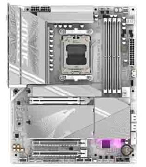 GIGABYTE X870 AORUS ELITE WIFI7 ICE DDR5 AMD (White) Motherboard (Pre-owned)