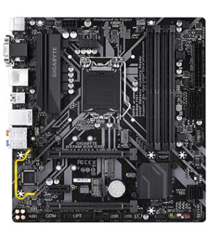 Gigabyte H370M-D3H Motherboard (Without I/O Shield) (Pre-owned)
