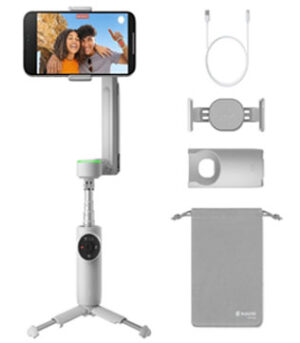Insta360 Flow ai Powered Smartphone Stabilizer (Summit White) (Pre-owned)
