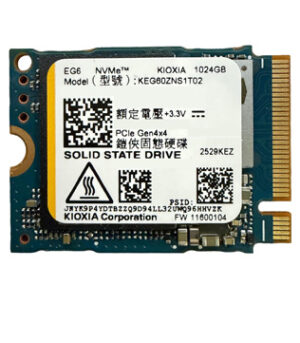 KIOXIA SSD 1TB M.2 2230 NVMe (KEG60ZNS1T02) Internal Solid State Drive (Pre-owned)