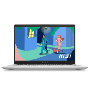 MSI Modern 14 C7M-063IN , 14 Inches,  AMD Ryzen 5 7530U with Radeon Graphics, 16 GB RAM, 512 GB NVME SSD, AMD Radeon (TM) Graphics, Silver Laptop (One USB Port Not Working) (Pre-owned)