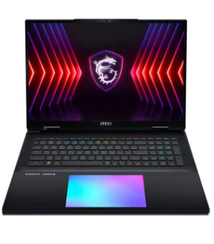 MSI Titan 18 HX A14VIG, 18.1 Inches,  Intel(R) Core(TM) i9-14900HX (2.20 GHz), 128 GB RAM, 4 TB NVME SSD, NVIDIA GeForce RTX 4090, Core Black Laptop (Pre-owned)