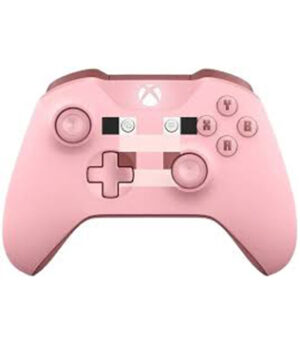 Microsoft Xbox One Wireless Controller Minecraft Pig Edition Controller (Pre-owned)