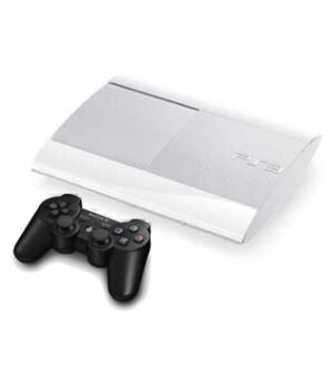 Sony PlayStation 3 Super Slim 250GB White With Black Controller (Repaired, Pre-owned)