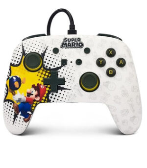 PowerA Enhanced Wired Controller for Nintendo Switch Bob-omb Blast (Officially Licensed) (Pre-owned)