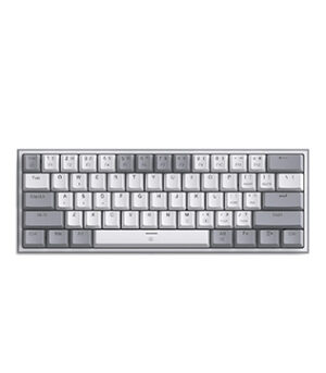 Redragon Fizz K617 60% Wired Mechanical Keyboard White (Red Switches) (Pre-owned)