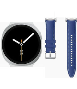 Samsung Galaxy Watch8 40mm GPS Sliver (Blue Strap) (Pre-owned)