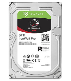 Seagate IronWolf 6TB NAS 3.5 Inch (ST6000VN0033) Internal Hard Disk Drive (Pre-owned)