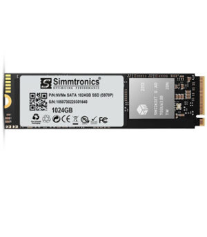Simmtronics 1TB NVMe M.2 Internal Solid State Drive (Pre-owned)
