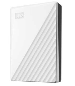WD Western Digital 5TB My Passport (White) Portable Hard Disk Drive (Pre-owned)