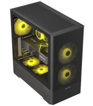 Gaming Desktop PC (Pre-owned) Mid Tower With AMD Ryzen 5 7600X, 32GB DDR5 RAM, RX 7600 GPU 8GB, 1TB NVMe SSD