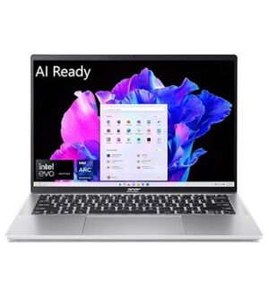 Acer Swift Go 14-72T , 14 Inches Touch Display, Intel(R) Core(TM) Ultra 5 125H (1.20 GHz), 16 GB RAM, 512 GB NVME SSD, Intel® Arc ™ Graphics, Pure Silver Laptop (Pre-owned)